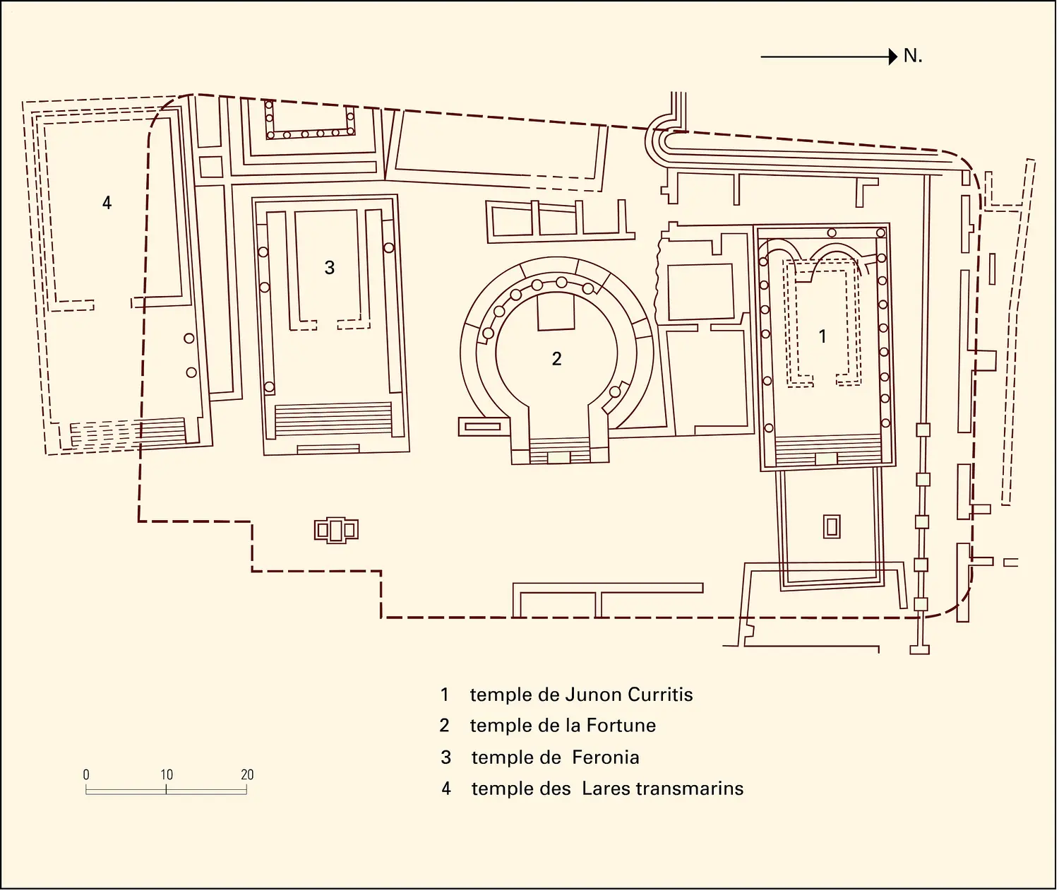 Largo Argentina (porticus Minucia) à Rome