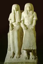 Le chef du Trésor, Maya, et son épouse Mérit - crédits : Erich Lessing/ AKG-images