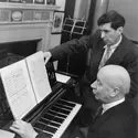 Michael Tippett et Adrian Boult - crédits : Erich Auerbach/ Hulton Archive/ Getty Images