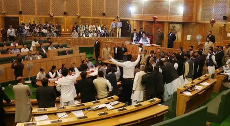 Assemblée législative du Jammu-et-Cachemire - crédits : Farooq Khan/ EPA