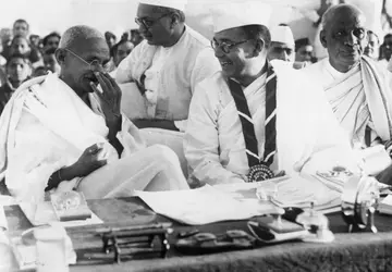 Leaders du Parti du Congrès indien, 1938 - crédits : Keystone/ Hulton Archive/ Getty Images