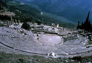 Théâtre grec, Delphes - crédits : Index/ Bridgeman Images