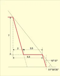 Pyramide de Meïdoum : profil en gradins - crédits : Encyclopædia Universalis France