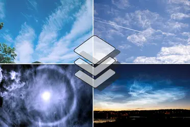 Nuages de l’étage supérieur - crédits : AAMont-Aigoual/ Météo-France (en haut) ;  Météo-France (à gauche) ; Juhku/ Shutterstock (à droite)