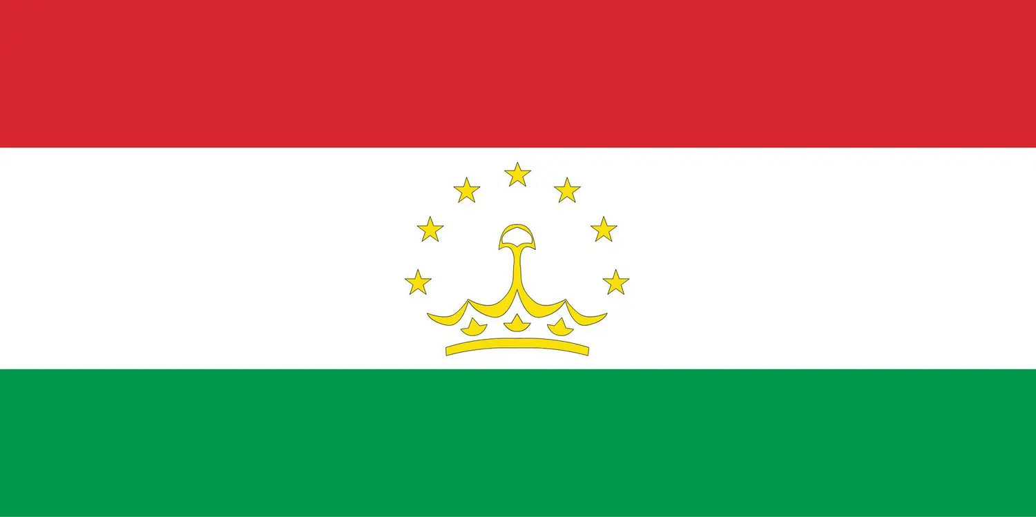Tadjikistan : drapeau