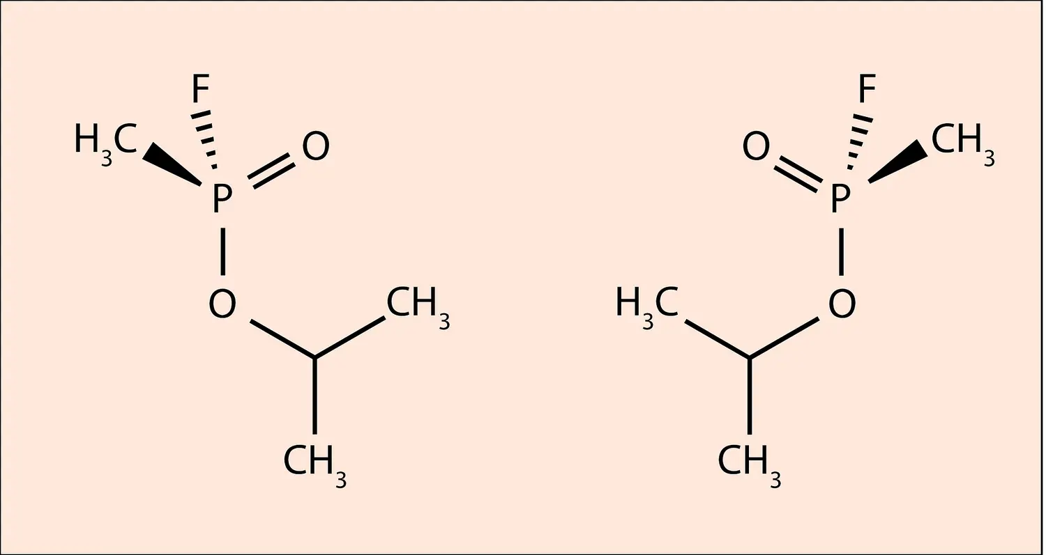 Structure chimique du sarin