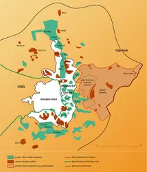 Jérusalem : le contrôle de l'espace - crédits : Encyclopædia Universalis France
