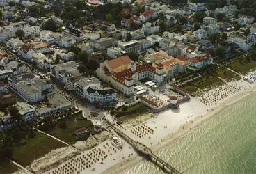 Binz sur l'île de Rügen, Allemagne - crédits : R. Wulf/ AKG-images