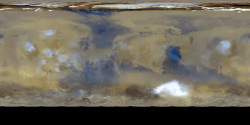 Mars : météorologie globale - crédits : Courtesy NASA / Jet Propulsion Laboratory