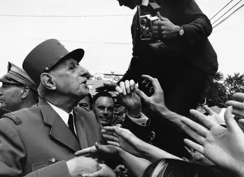 Charles de Gaulle au Canada, 1967 - crédits : Hulton-Deutsch Collection/ Corbis/ Getty Images