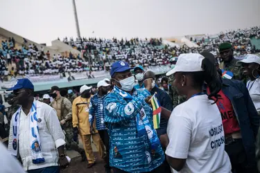 Campagne électorale en République centrafricaine, 2020 - crédits : Alexis Huguet/ AFP