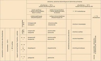Classification d'après Folk - crédits : Encyclopædia Universalis France