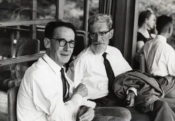 Georges Teissier et Marius Jacob Sirks - crédits : Science Photo Library/ American Philosophical Society