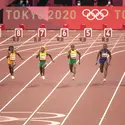 Finale du 100 mètres féminin, jeux Olympiques de Tōkyō (2021) - crédits : Tim Clayton/ Corbis/ Getty Images