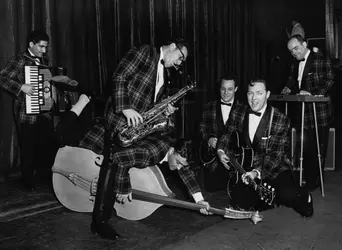 Bill Haley and his Comets - crédits : Topical Press Agency/ Getty Images