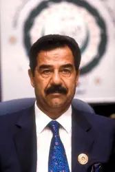 Saddam Hussein, 1990 - crédits : Thomas Hartwell/ The LIFE Images Collection/ Getty Images