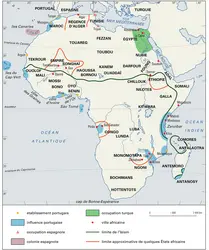 Afrique, première moitié du XVI<sup>e</sup> siècle - crédits : Encyclopædia Universalis France