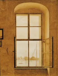 La Fenêtre de l'atelier, C. D. Friedrich - crédits : Österreichische Galerie Belvedere, Vienne