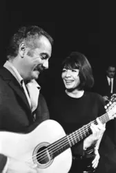 Georges Brassens et Juliette Gréco - crédits : Botti/ Gamma-Keystone/ Getty Images