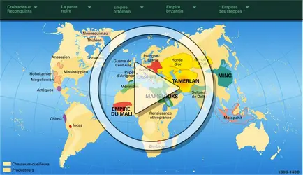 1300 à 1400. Tamerlan - crédits : Encyclopædia Universalis France