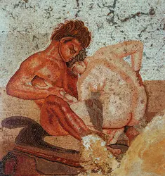 Dionysos, mosaïque romaine, Pompéi - crédits : Erich Lessing/ AKG-images
