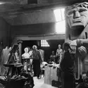 Epstein dans son atelier - crédits : Central Press/ Hulton Archive/ Getty Images