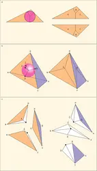 Transformation d'un polyèdre en son symétrique - crédits : Encyclopædia Universalis France