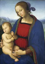 <em>Madone à l’enfant</em>, Pérugin
 - crédits : Courtesy National Gallery of Art, Washington