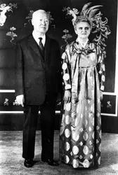 Syngman Rhee et son épouse, en 1959 - crédits : Keystone/ Hulton Archive/ Getty Images