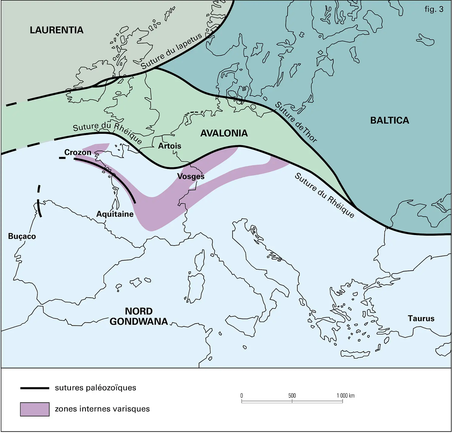 Chaîne varisque en Europe