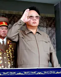 Kim Jong-il, 2003 - crédits : Str/ Kcna/ Kns Files/ AFP