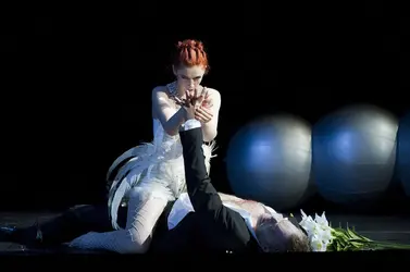 Patricia Petibon dans <em>Lulu</em>, d’Alban Berg. - crédits : M. Rittershaus/ Salzburg Festival