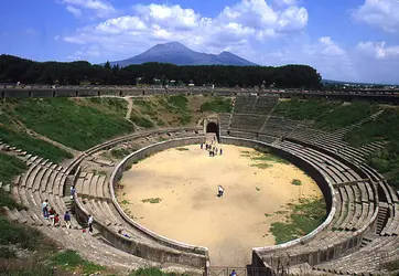 Amphithéâtre de Pompéi - crédits : Foglia/ De Agostini/ Getty Images