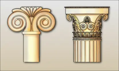 Ordre ionique : variations - crédits : Encyclopædia Universalis France