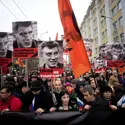 Hommage à Boris Nemtsov, Moscou, 2015 - crédits : Geovien So/ Pacific Press/ LightRocket/ Getty Images