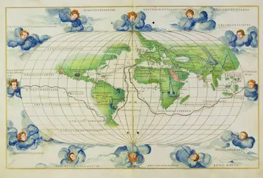 Premier tour du monde maritime, 1519-1522 - crédits : Royal Geographical Society/ Bridgeman Images