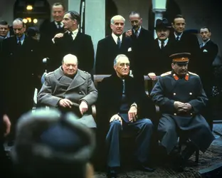 Conférence de Yalta, 1945 - crédits : Hulton Archive/ Getty Images
