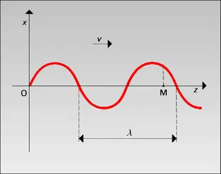 Propagation d'une vibration lumineuse - crédits : Encyclopædia Universalis France