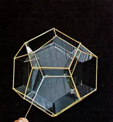 Bulle piégée dans une cage dodécaédrique - crédits : D.R.