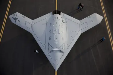 X-47B, drone de combat expérimental  - crédits : Northrop Grumman