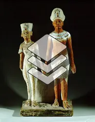 Le pharaon Aménophis IV-Akhenaton et la reine Nefertiti - crédits : Erich Lessing/ AKG-images
