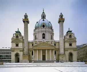 Eglise Saint-Charles-Borromée, Vienne, J.Fischer von Erlach - crédits : Erich Lessing/ AKG-images