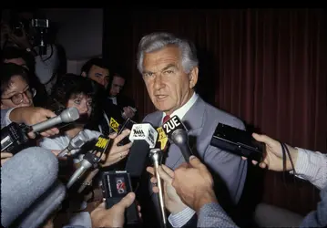 Bob Hawke - crédits : Patrick Riviere/ Getty Images