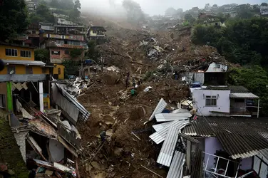 Glissement de terrain meurtrier au Brésil, 2022 - crédits : Carl de Souza/ AFP