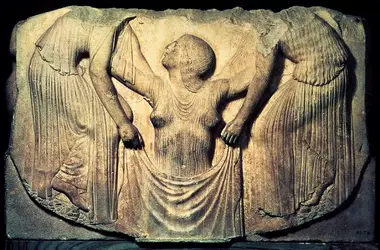 Naissance d'Aphrodite, face principale du trône Ludovisi - crédits :  Bridgeman Images 