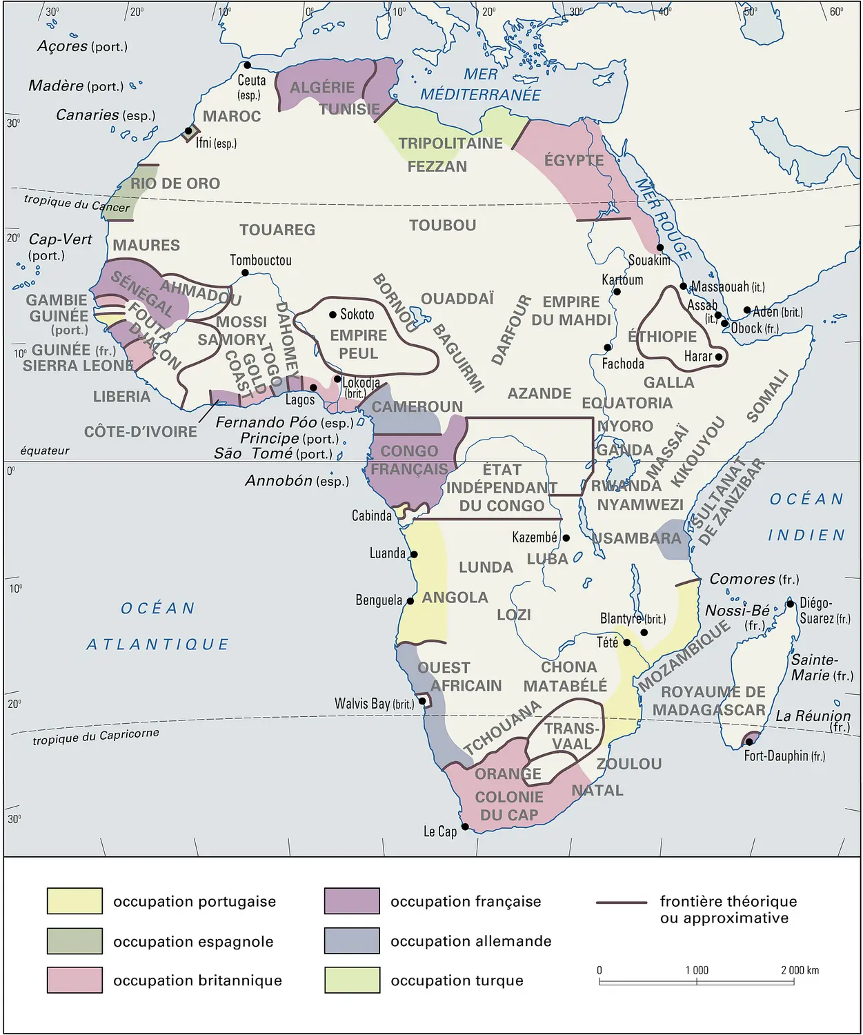 Afrique, 1885