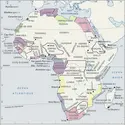 Afrique, 1885 - crédits : Encyclopædia Universalis France