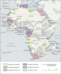 Afrique, 1885 - crédits : Encyclopædia Universalis France