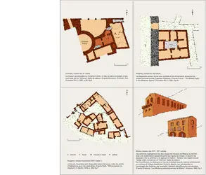 Habitats d'époque byzantine - crédits : Encyclopædia Universalis France