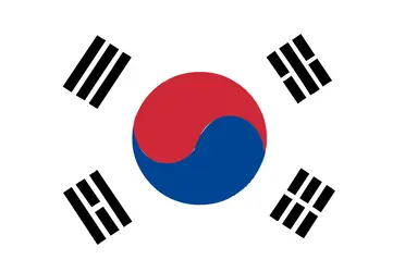 Corée du Sud : drapeau - crédits : Encyclopædia Universalis France